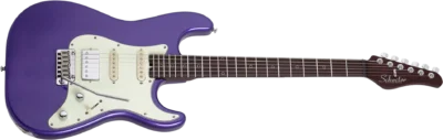 SCHECTER NICK JOHNSTON 10TH ANNIVERSARY MICROS HSS ATOMIC VIOLET