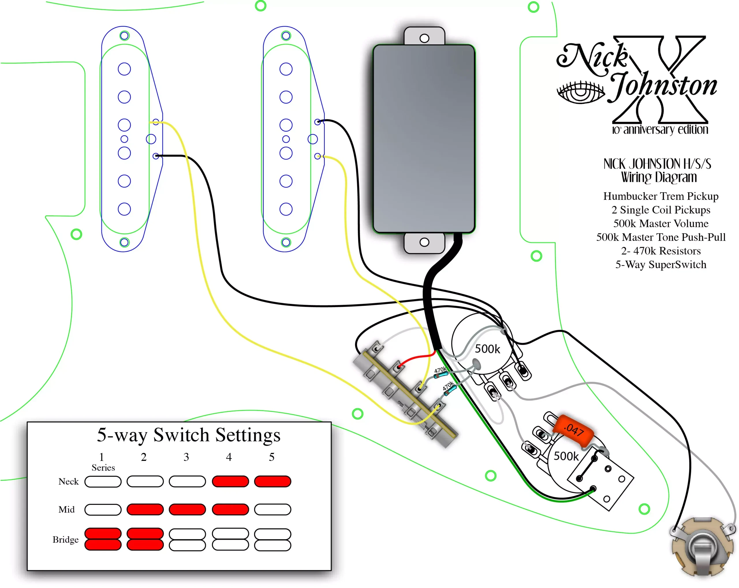 Schecter Nick Johnston 10th Anniversary Micros Hss Atomic Violet