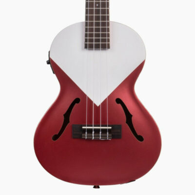 Kala Ukulele Tenor Chicago Red Archtop Avec Etui