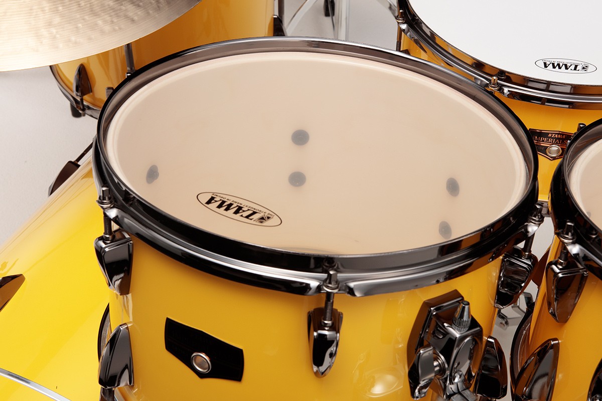 TAMA IMPERIALSTAR 7 FUTS ELECTRIC YELLOW + HARDWARE (INSPIREE PAR LARS ULRICH) – Image 4