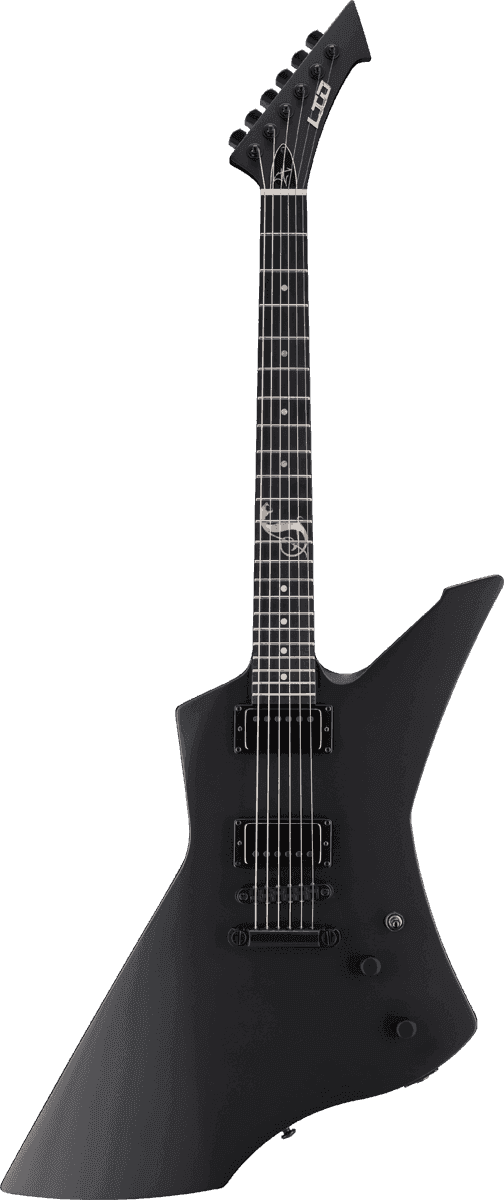 LTD SNAKEBYTE JAMES HETFIELD BLACK SATIN